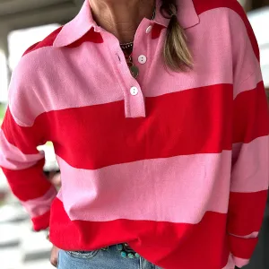Cotton Striped Sweater
