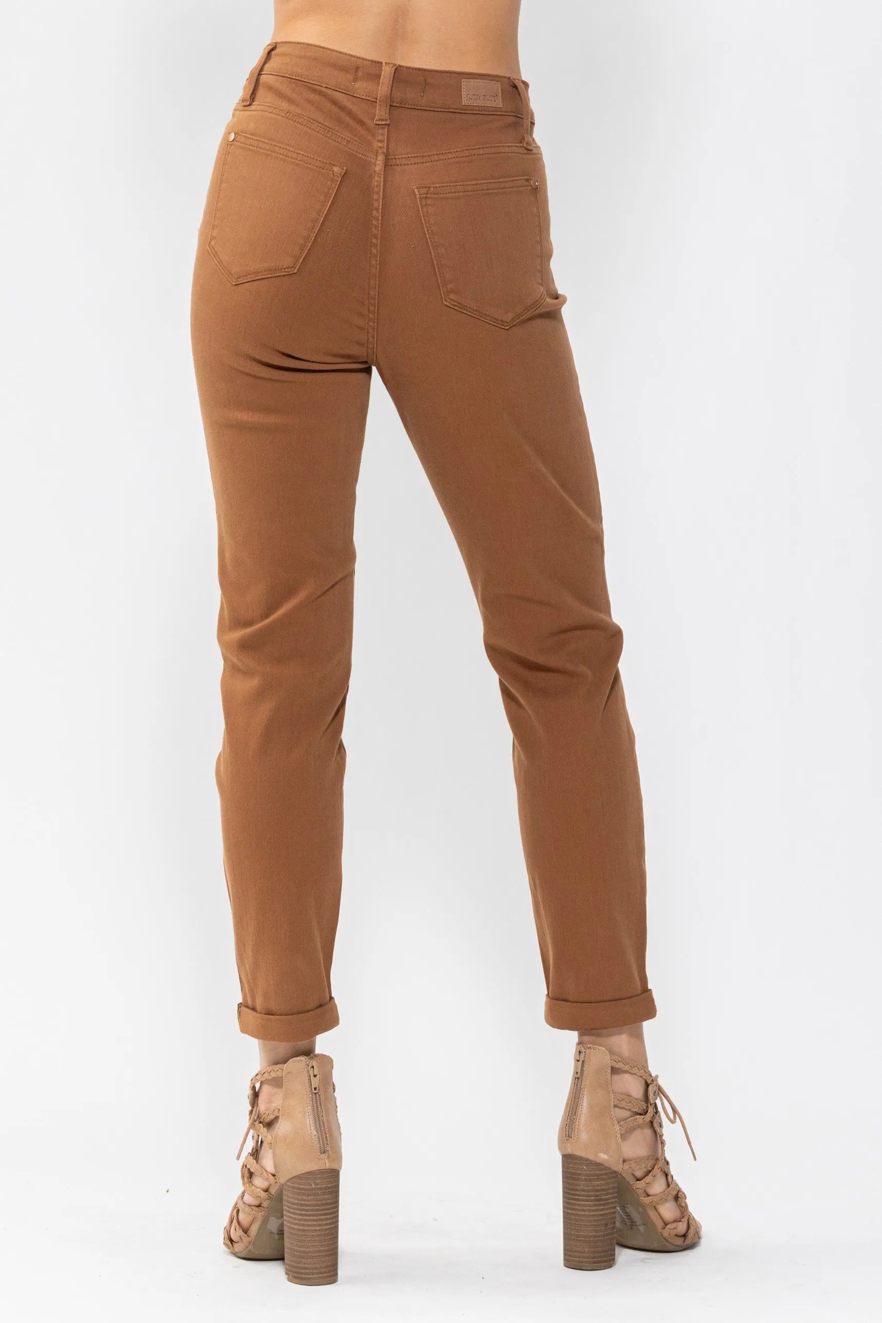 High Waist Brown Jeans