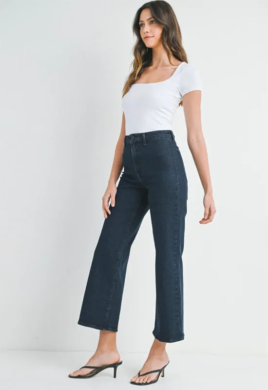 Just Black - Trouser Wide Leg Jean Dark Wash