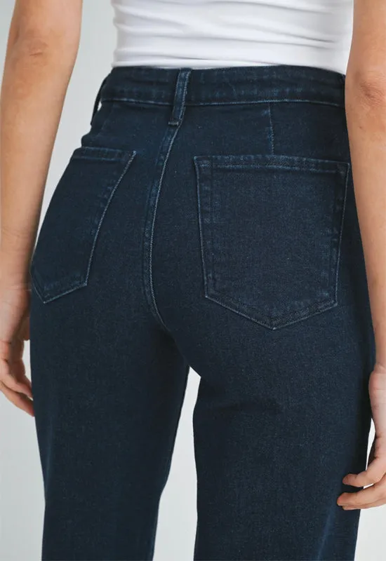 Just Black - Trouser Wide Leg Jean Dark Wash