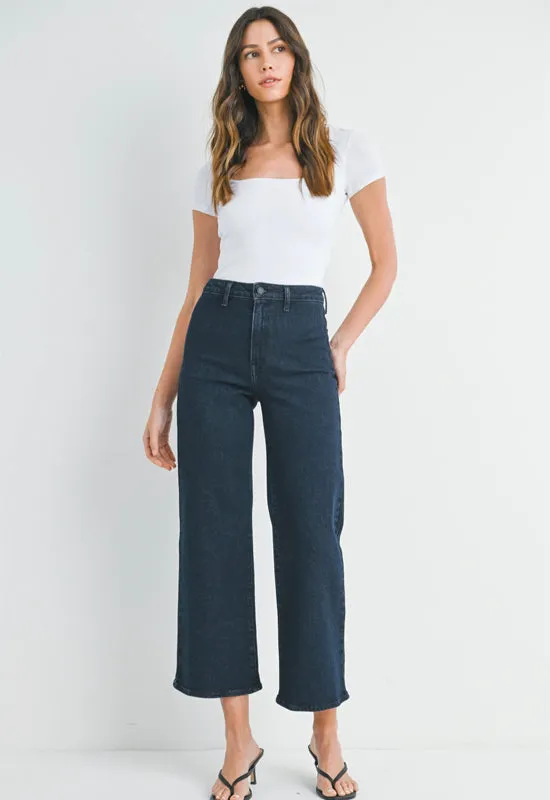 Just Black - Trouser Wide Leg Jean Dark Wash